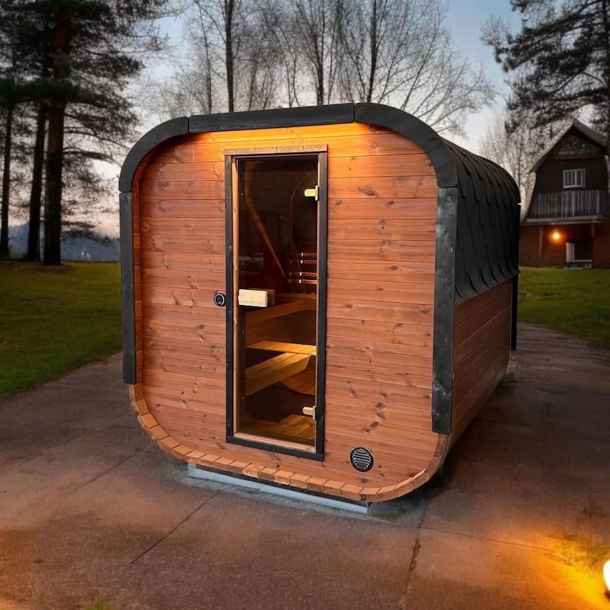 Camilla Traditional Outdoor Sauna 3-4 Person - Image 16