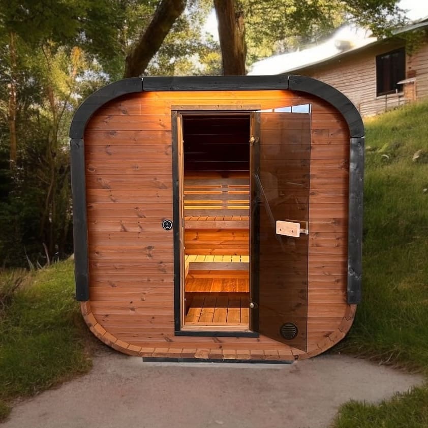 Camilla Traditional Outdoor Sauna 3-4 Person - Image 17