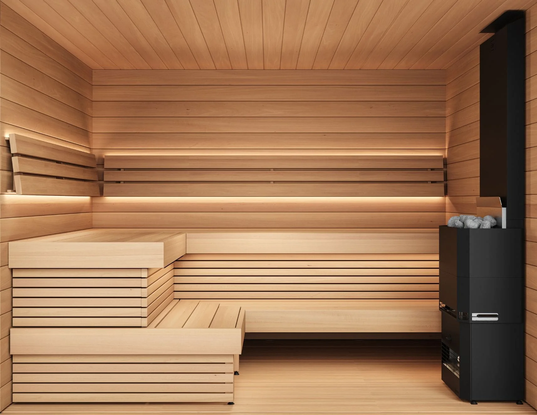 Saunum AirCube Space Outdoor Sauna 5 Seater - Image 7